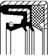 Seal differential-shaft 010 33859B