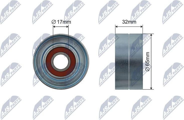Tensioner Pulley, V-ribbed belt RNK-ME-060