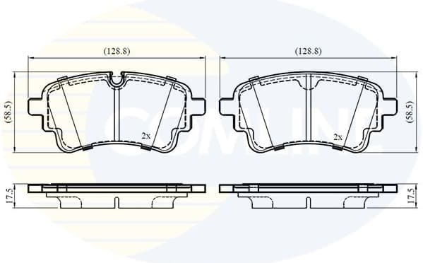 Brake Pad Set, disc brake CBP03525