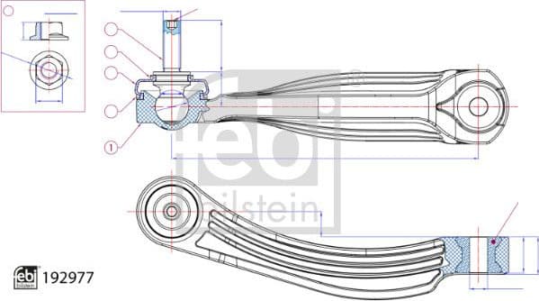 Link/Coupling Rod, stabiliser bar 192977