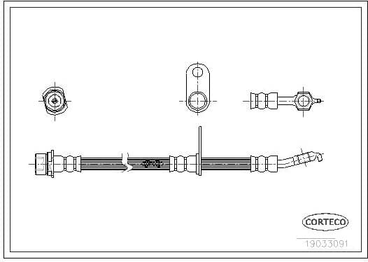 Brake Hose 19033091 - image 2
