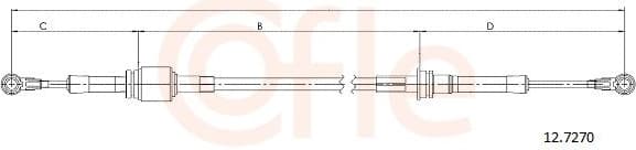 Cable Pull, manual transmission 92.12.7270
