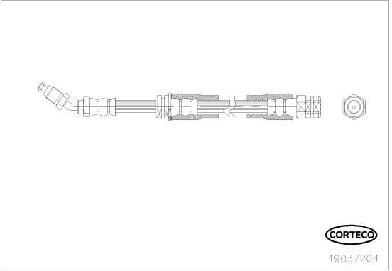 Brake Hose 19037204 - image 2