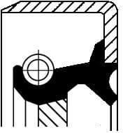 Shaft Seal, manual transmission 12011450B - image 2