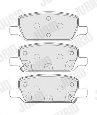 Brake Pad Set, disc brake 573994J - image 2