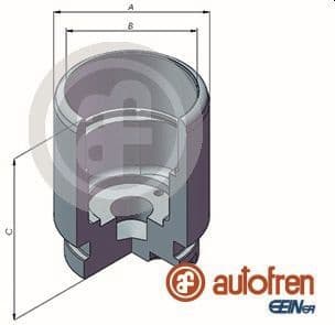 Piston, brake caliper D025293
