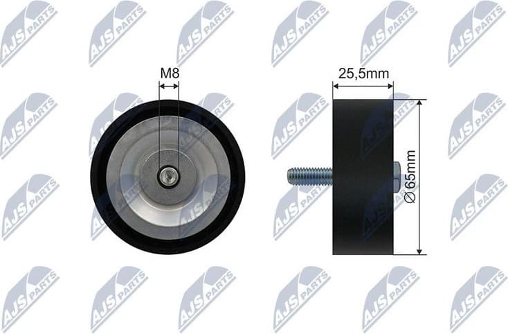 Tensioner Pulley, V-ribbed belt RNK-ME-050