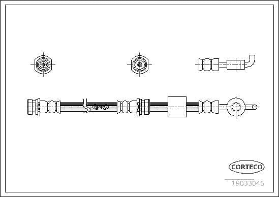 Brake Hose 19033046 - image 2