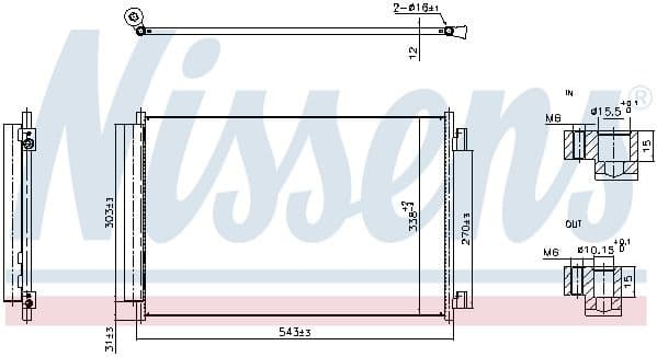 Condenser, air conditioning ** FIRST FIT ** 940969