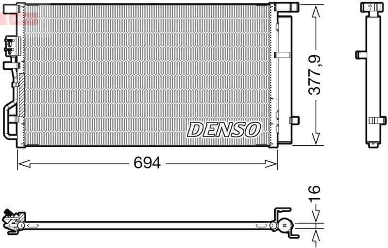 Condenser, air conditioning DCN41019