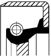 Shaft Seal, crankshaft 12011427B - image 2