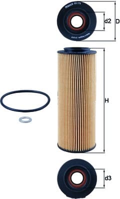Filter oil OX775D