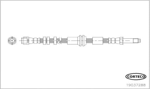 Brake Hose 19037288 - image 2