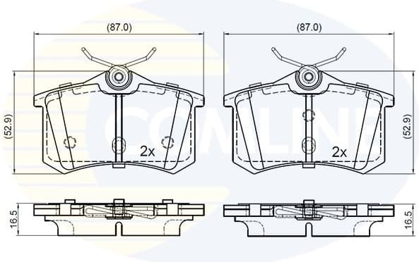Brake Pad Set, disc brake CBP03653