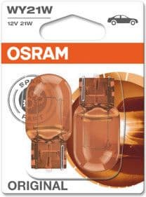 Osram Bulbs WY21W 12V WX3X16D UNV1 2vnt - 7504-02B