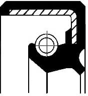 Shaft Seal, steering gear 01025509B - image 2