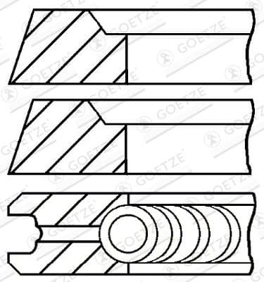Piston Ring Set 08-318600-10
