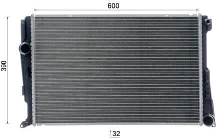 Radiator, engine cooling BEHR CR 877 000S - image 10