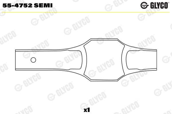 Small End Bushes, connecting rod 55-4752 SEMI