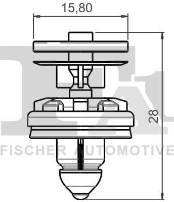 Clip, trim/protection strip 13-40002.10 - image 2