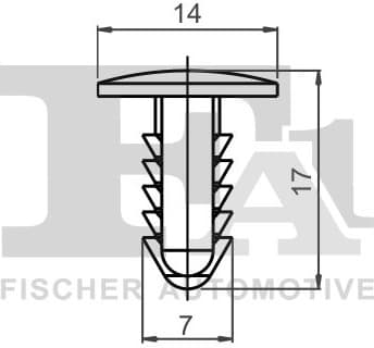 Clip, trim/protection strip 11-10009.25 - image 2