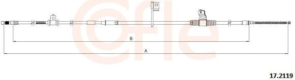 Cable Pull, parking brake 92.17.2119