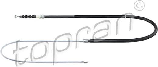 Cable Pull, parking brake 117 691