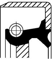 Shaft Seal, automatic transmission 19034999B - image 6