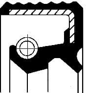 Shaft Seal, wheel hub 12017300B - image 2