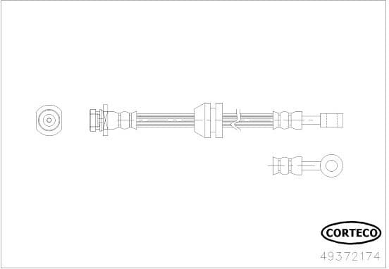 Brake Hose 49372174 - image 2