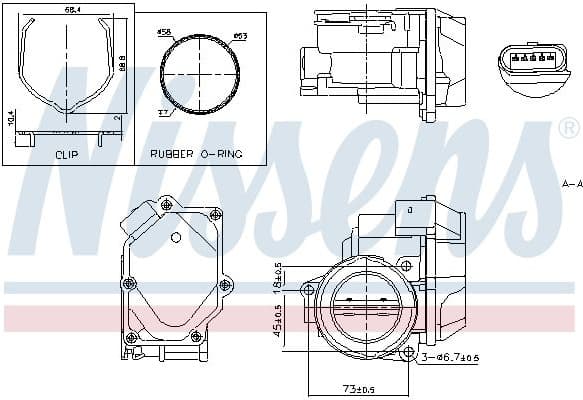 Throttle Body ** FIRST FIT ** 955055
