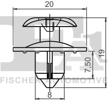 Clip, trim/protection strip 13-20003.5 - image 2