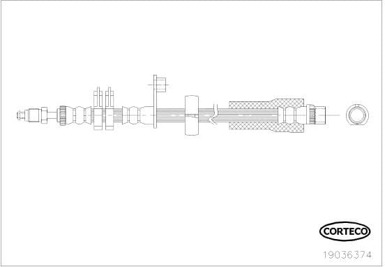 Brake Hose 19036374 - image 2