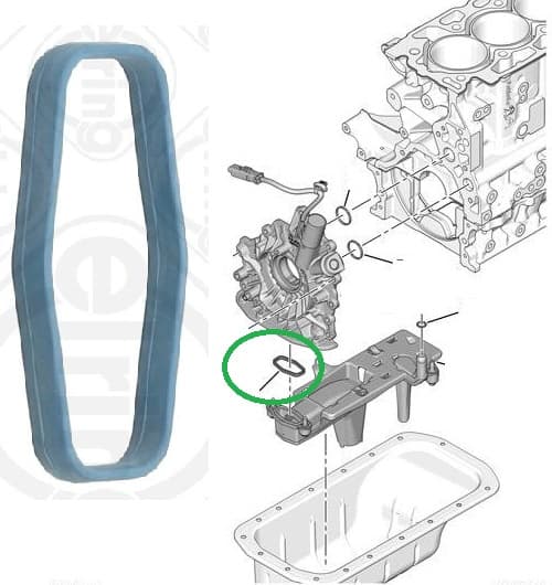 Gasket oil pump 925.180