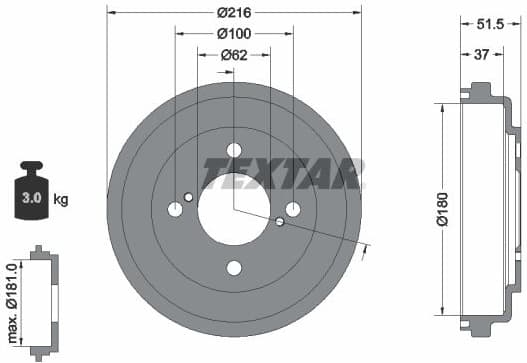 Brake Drum 94049600