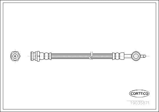 Brake Hose 19035871