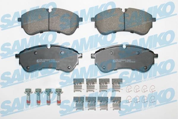 Brake Pad Set, disc brake 5SP2066K
