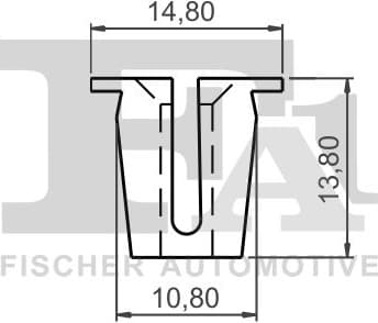 Clip, trim/protection strip 13-60001.5 - image 2