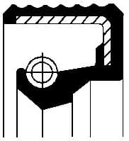 Shaft Seal, manual transmission 01034658B