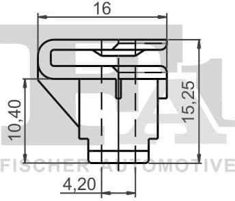 Clip, trim/protection strip 12-10012.25 - image 2