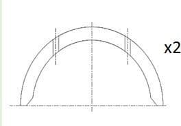 Spacer, crankshaft BT3010-STD