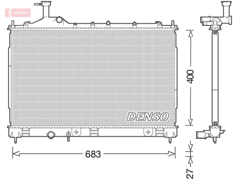 Radiator, engine cooling DRM45038