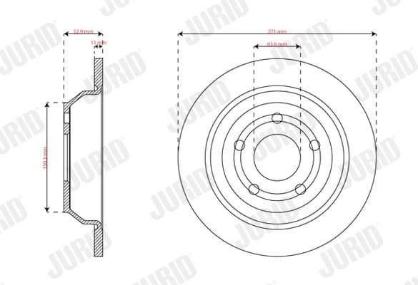 Brake Disc COAT+ 563738JC - image 2
