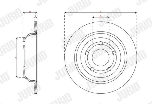 Brake Disc COAT+ 563738JC - image 3