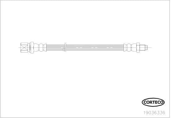 Brake Hose 19036336 - image 2