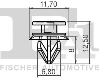 Clip, trim/protection strip 12-40007.10 - image 2