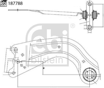Control/Trailing Arm, wheel suspension 187788 - image 3