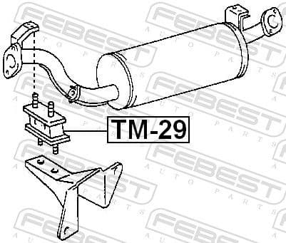 Mounting Kit, exhaust system TM-29 - image 2