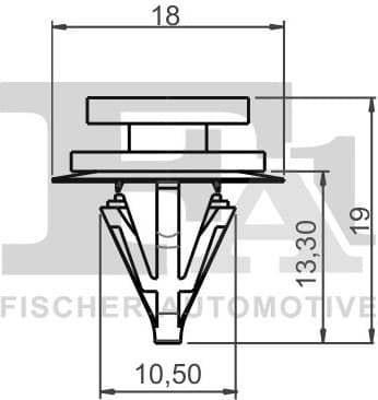 Clip, trim/protection strip 22-40008.25 - image 2