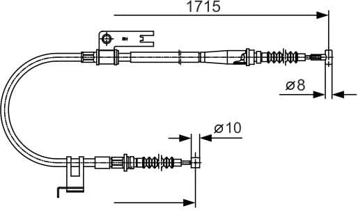 Cable Pull, parking brake 1 987 477 916 - image 5